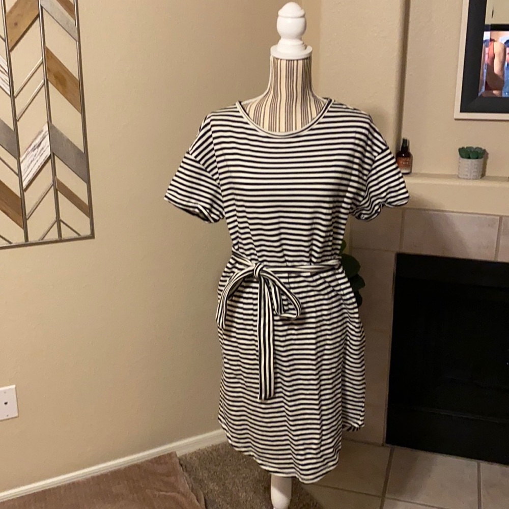 Lucky Brand stripe dress Size M